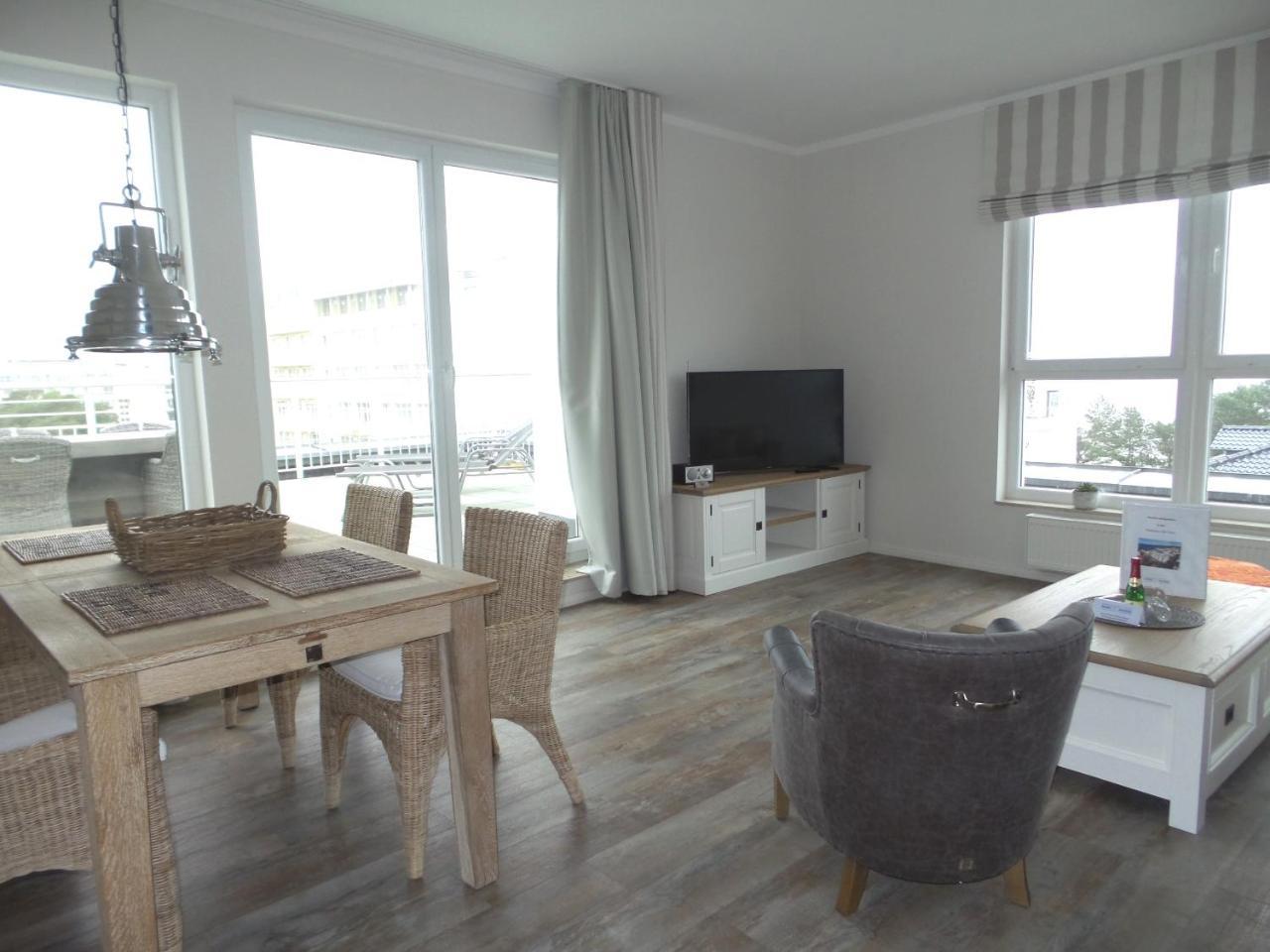 Strandnahe Fewos Mit Meerblick Und Dachterrasse, Residenz Bel Vital - Kategorie E Бінц Екстер'єр фото